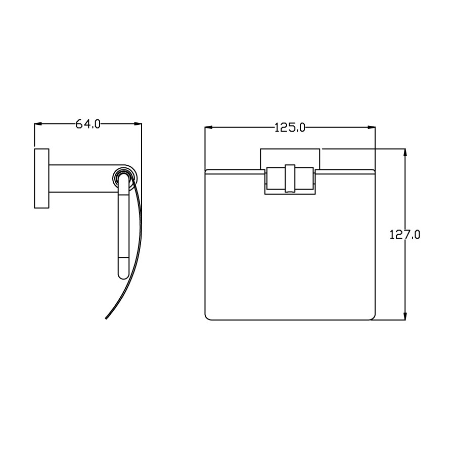 Lô giấy vệ sinh COTTO CT0214(HM) nắp đậy Cube