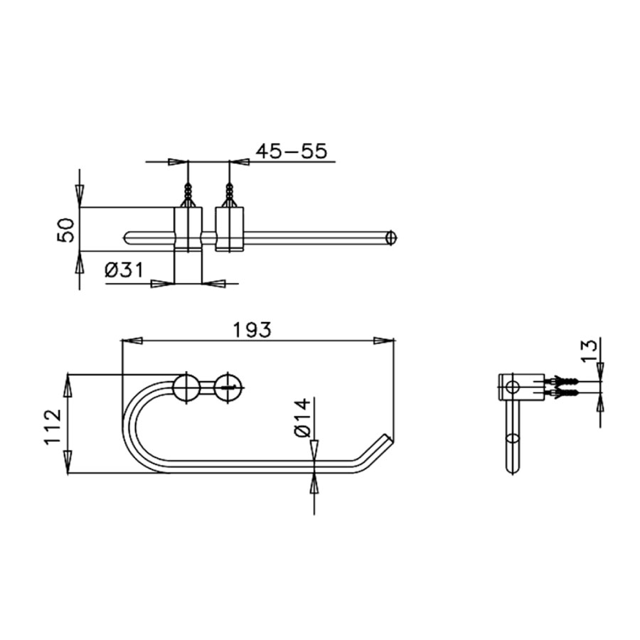Lô giấy vệ sinh COTTO CT743(HM) Leto