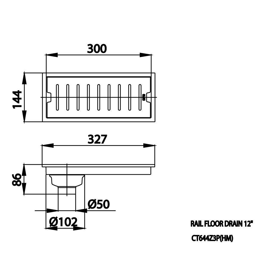 Ga thoát sàn COTTO CT644Z3P(HM) chống hôi
