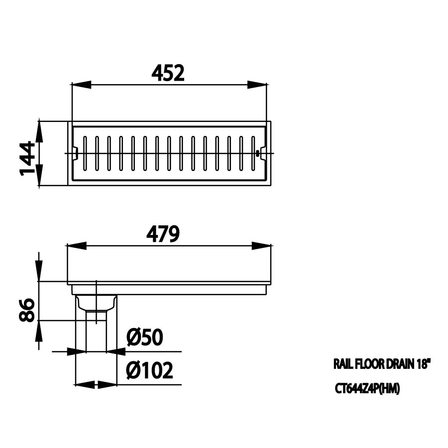 Ga thoát sàn COTTO CT644Z4P(HM) chống hôi