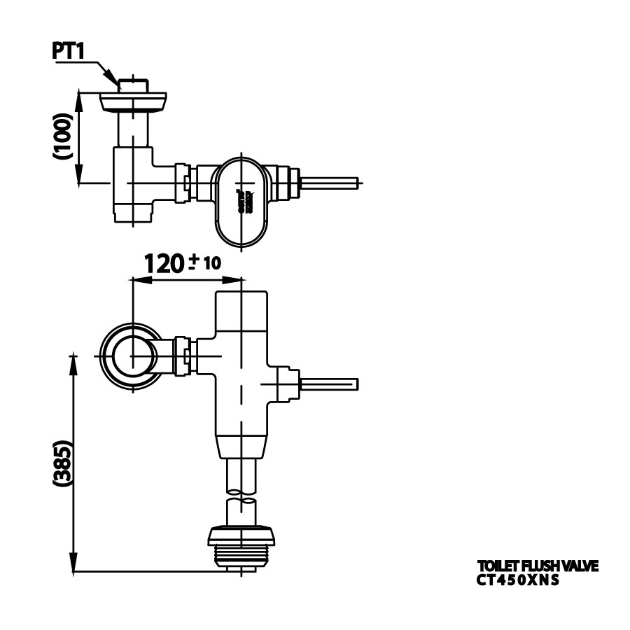 Van xả trực tiếp cho bàn cầu COTTO CT450XNS