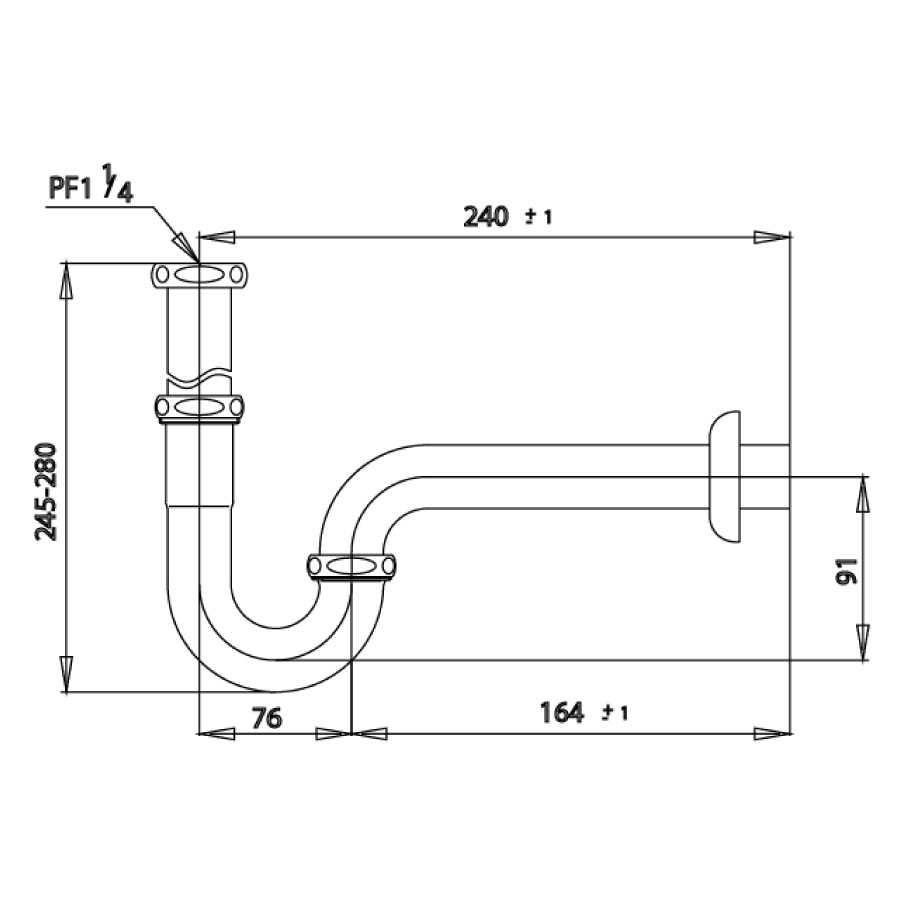 Ống Thải COTTO CT683(HM)