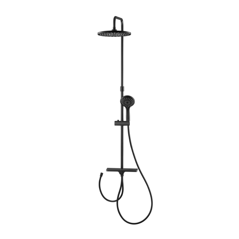 Thân sen cây tắm đứng màu đen mờ COTTO CT6216#BL