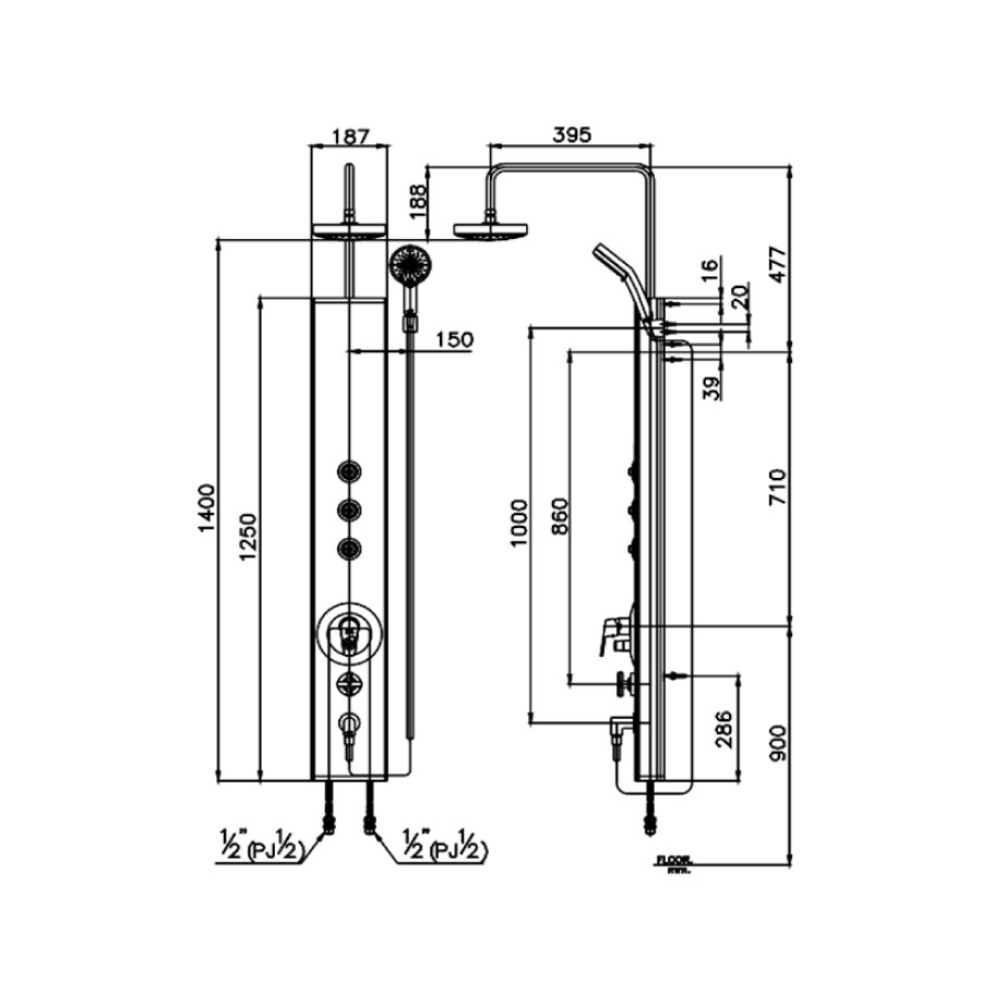 Sen thuyền COTTO CT841N nóng lạnh