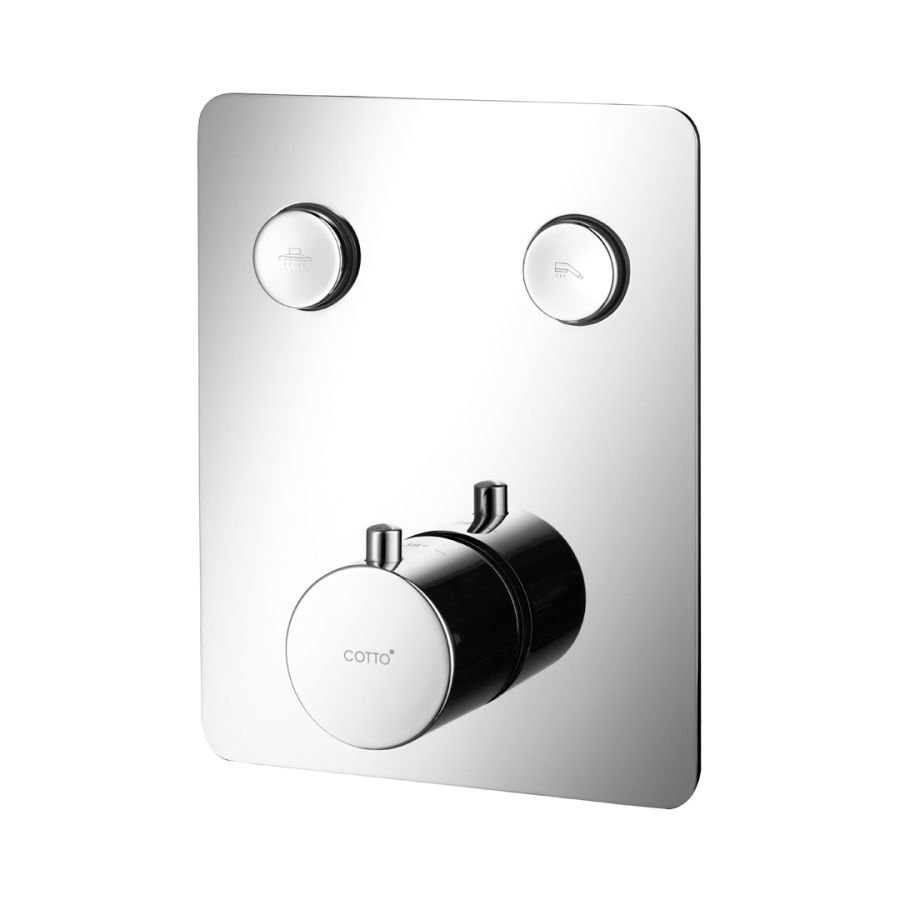 Bộ sen âm tường COTTO CT3016/Z98SV 2 đường nước