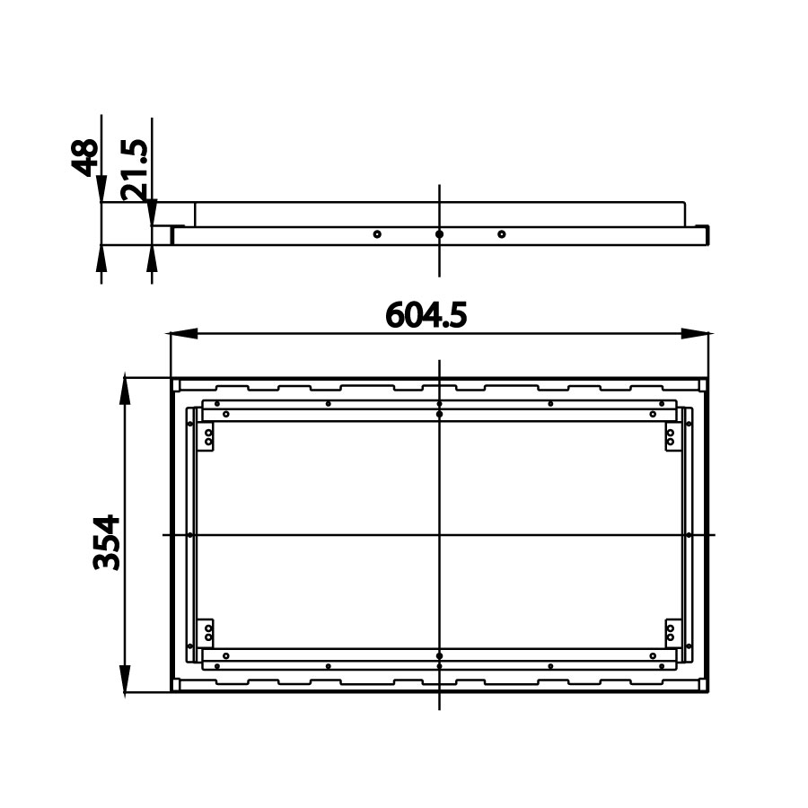Khung giá đỡ 3 bát sen COTTO ZF01B600