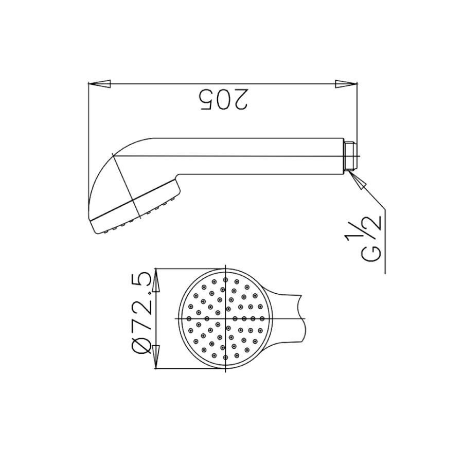 Tay sen tắm COTTO S17V(HM) 1 chức năng