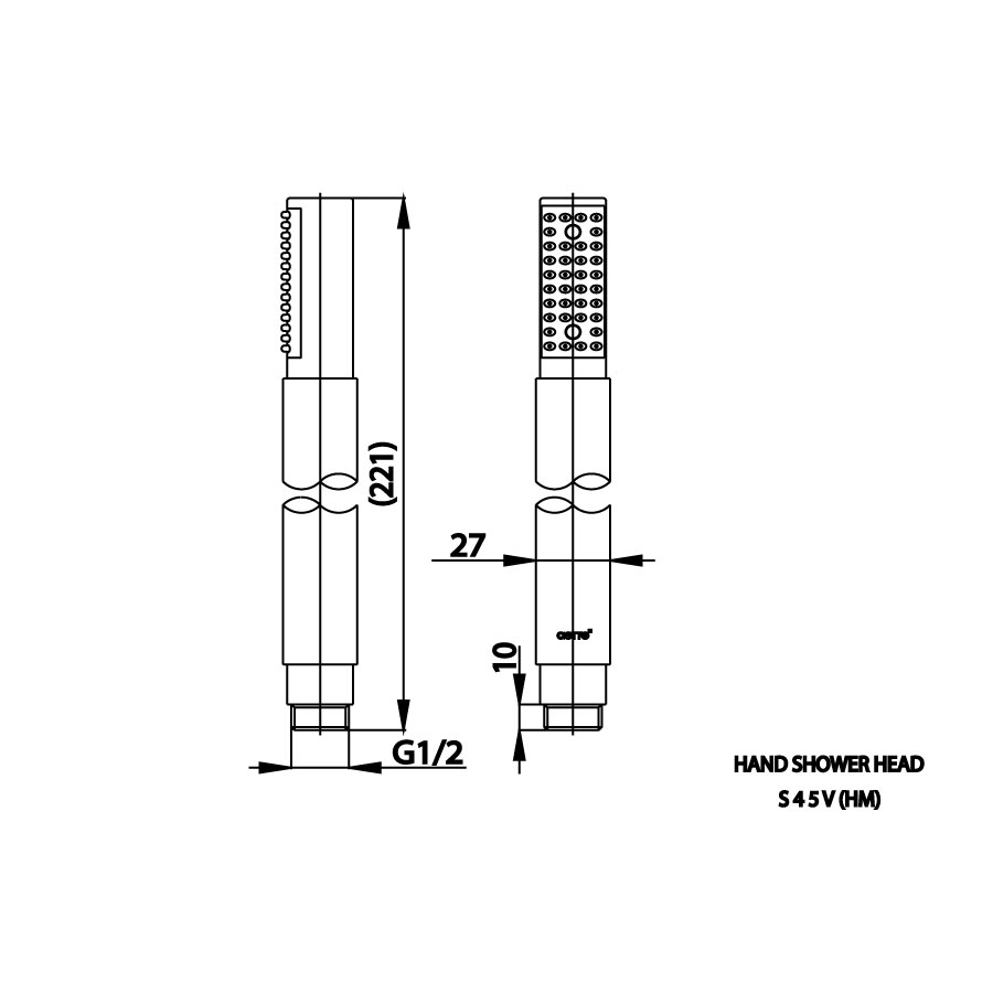 Tay sen tắm COTTO S45V(HM) 1 chức năng