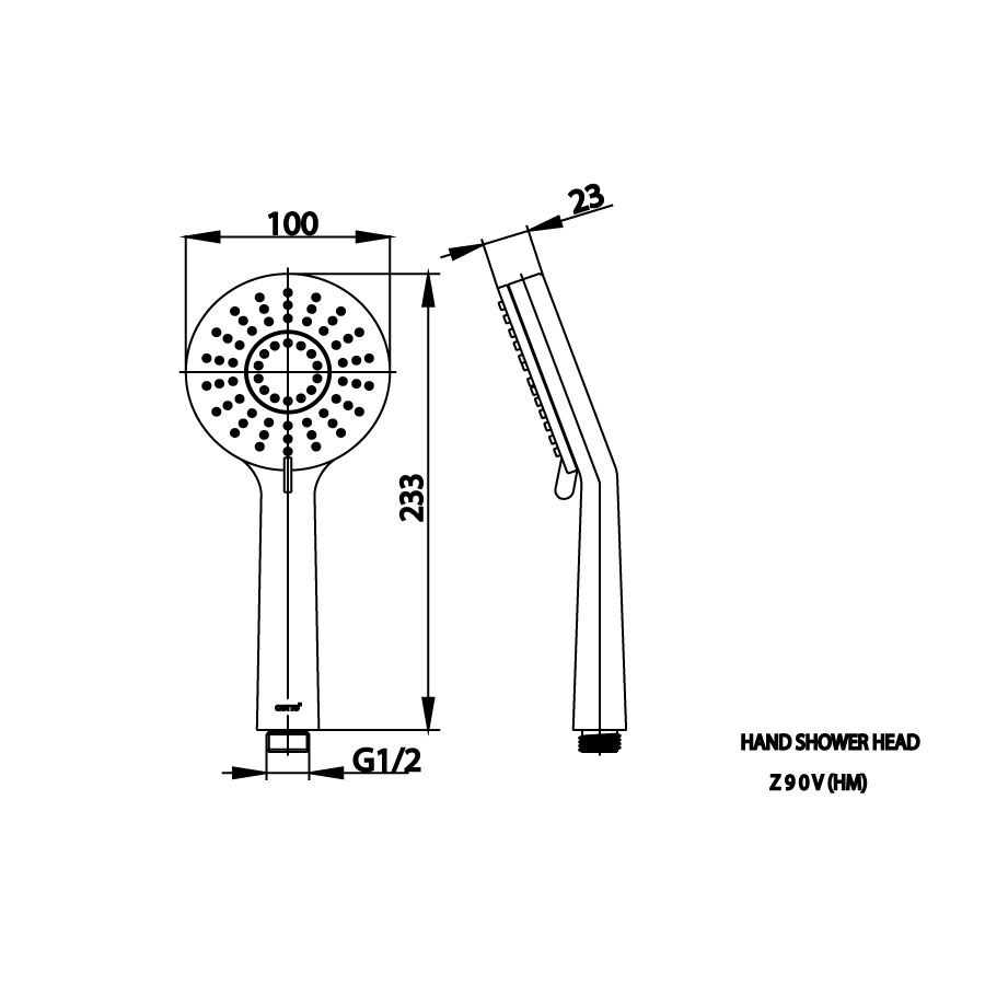 Tay sen tắm COTTO Z90V(HM) 3 chức năng