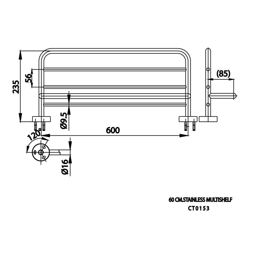 Thanh treo khăn COTTO CT0153(HM) New Hotel