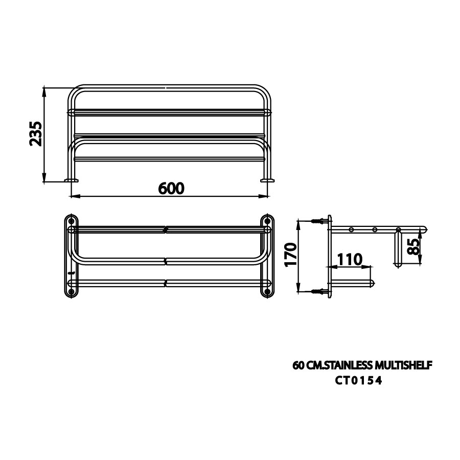Thanh treo khăn COTTO CT0154(HM) New Hotel