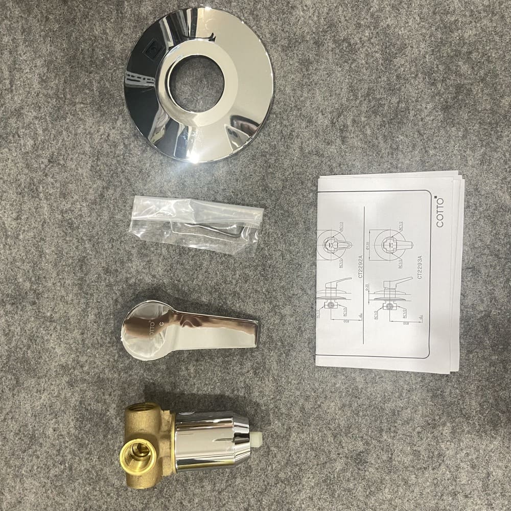 Van điều chỉnh âm tường COTTO CT2293A nóng lạnh 1 đường nước Next III