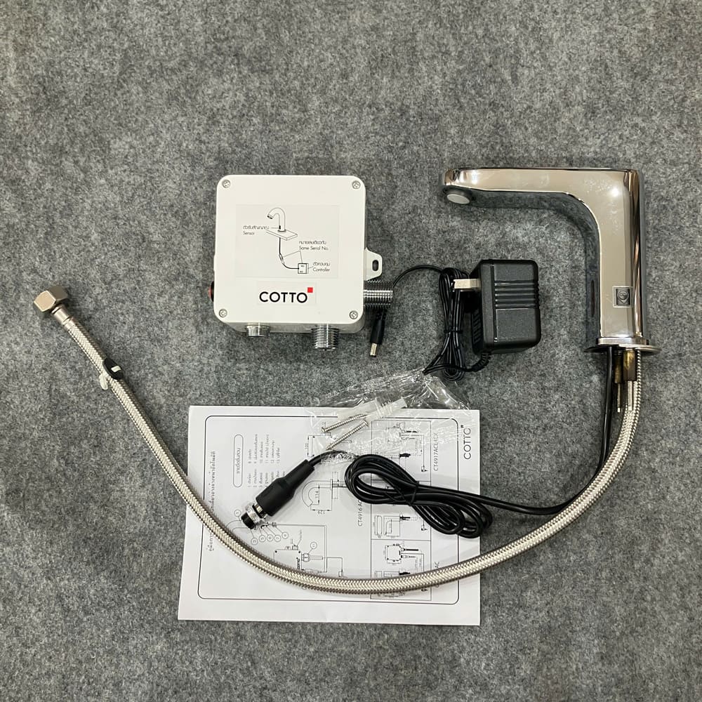 Vòi chậu lavabo COTTO CT4918AC cảm ứng lạnh (dùng điện)