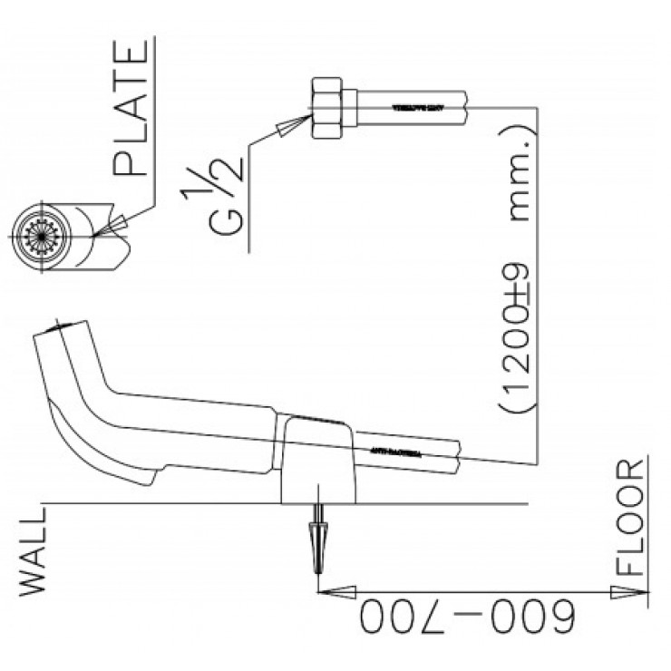 Vòi xịt vệ sinh COTTO CT993NH#WH(HM)