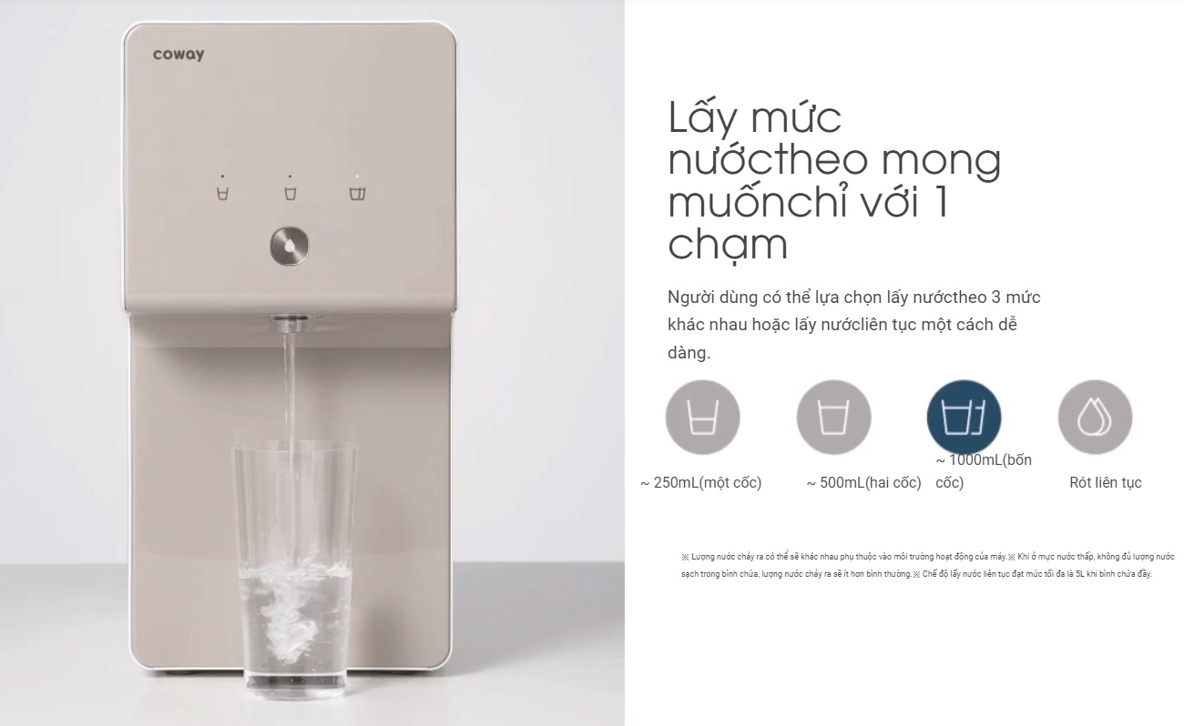 Máy lọc nước Coway Cinnamon P-6320R
