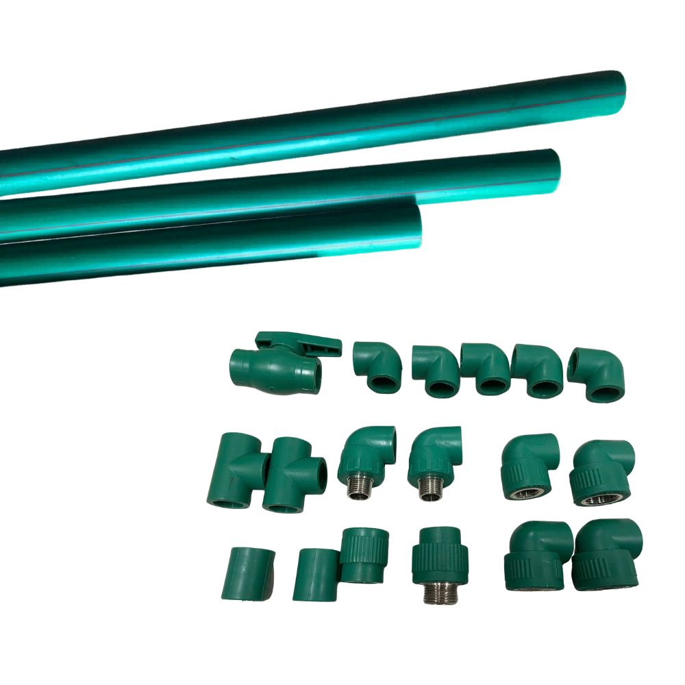 Bộ phụ kiện PPR + 3 ống ø25