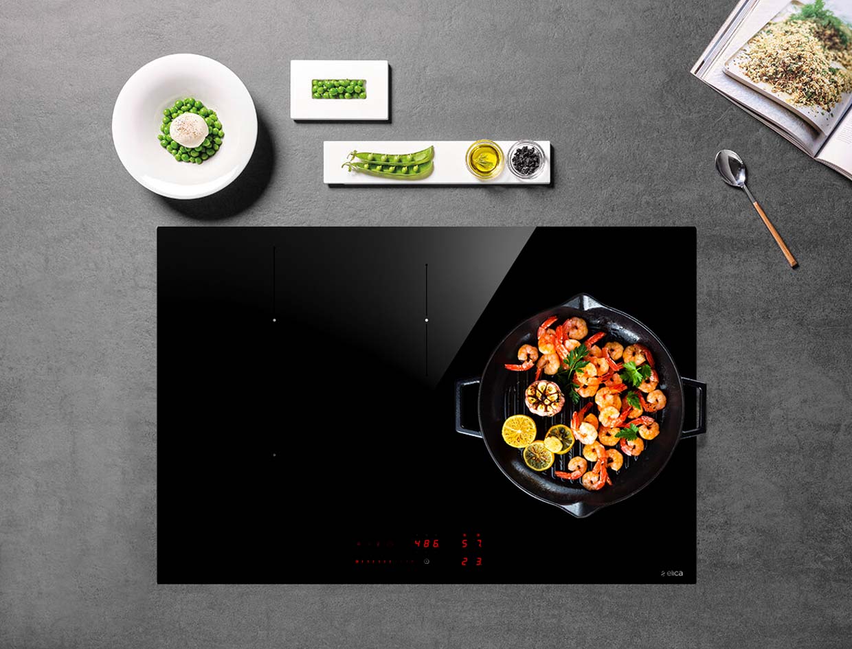 Bếp điện từ 4 vùng nấu ELICA RATIO 804 PLUS BL