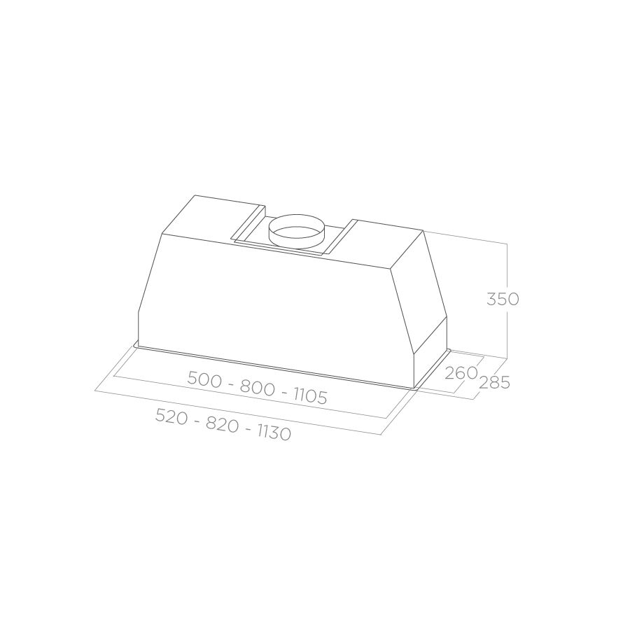 Máy hút mùi âm tủ ELICA CT35 PRO
