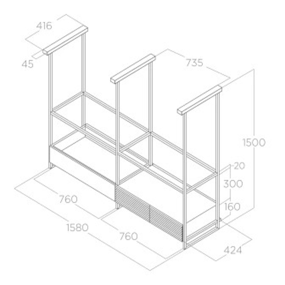 Máy hút mùi đảo ELICA OPEN SUITE SUPERIOR