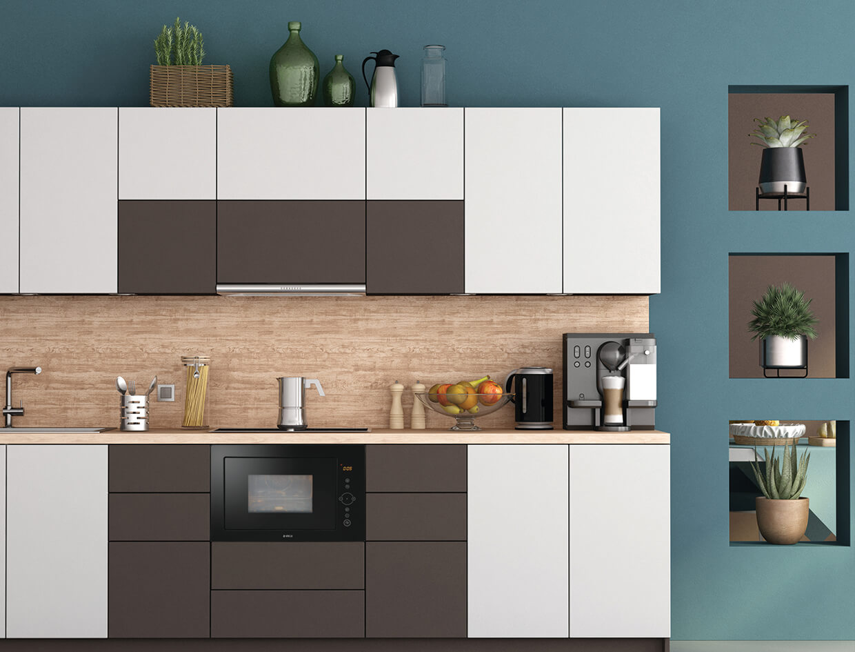 Lò vi sóng kết hợp nướng ELICA EPBI MWO 280 TOUCK BK