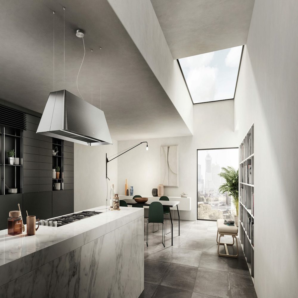 máy hút mùi đảo ELICA IKONA MAXXI PURE