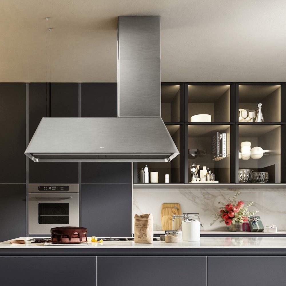 Máy hút mùi đảo ELICA IKONA MAXXI PURE