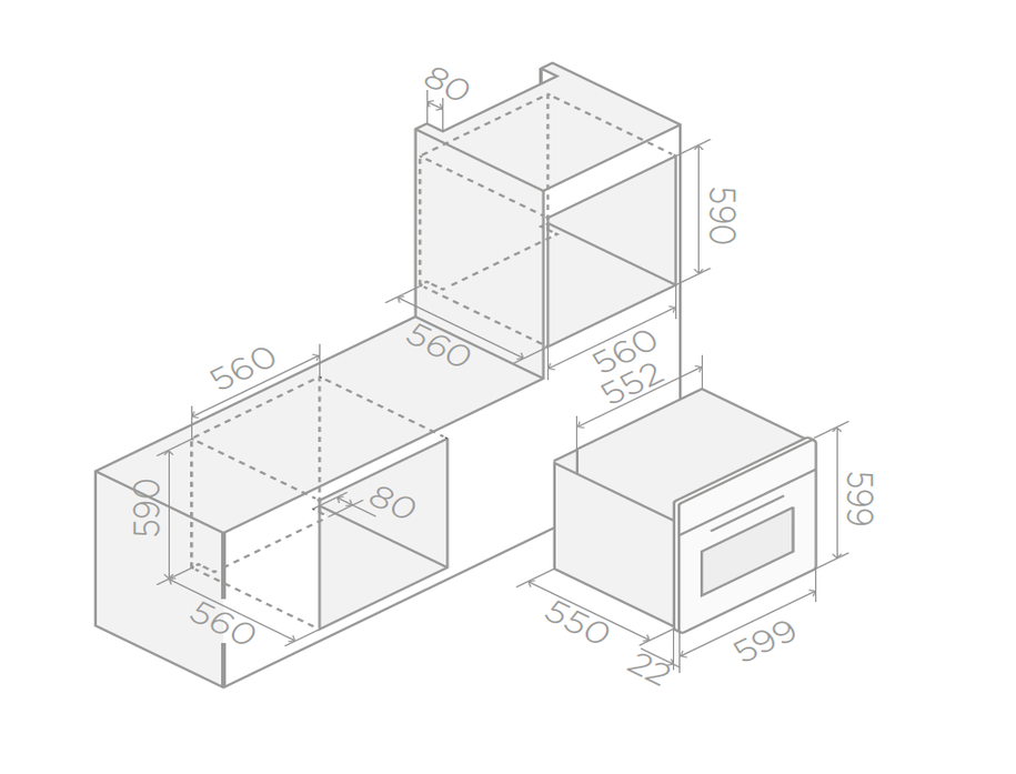Lò nướng ELICA VIRTUS MULTI 60 DD