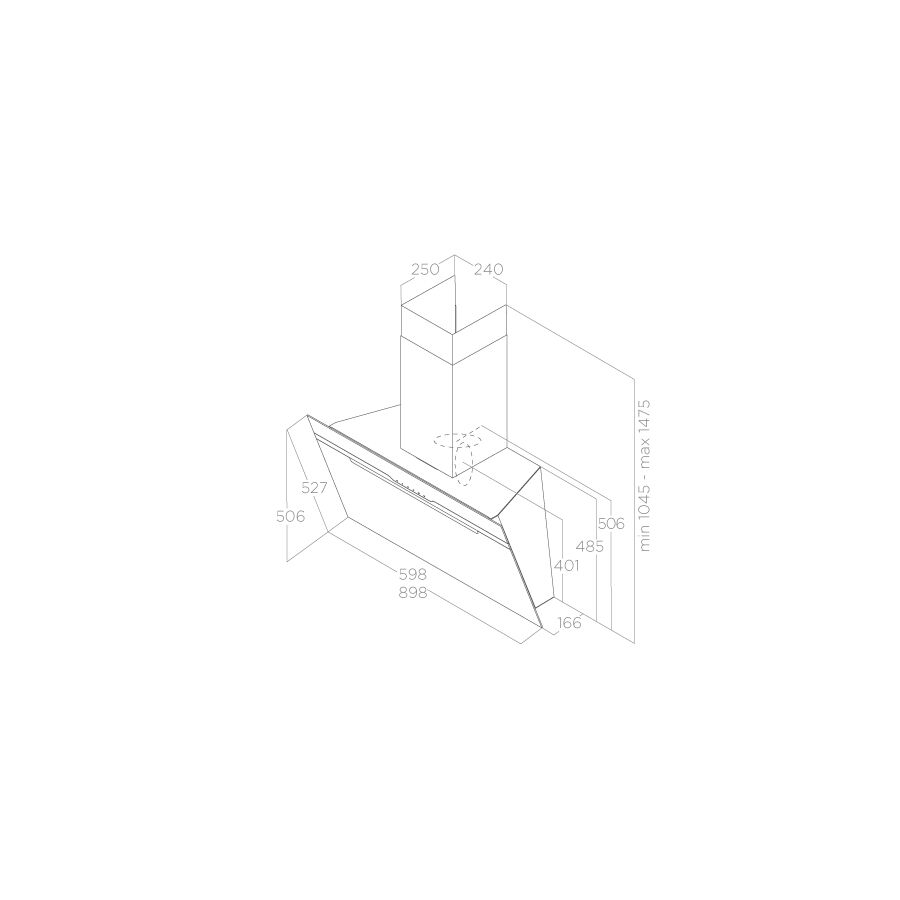 Máy hút mùi áp tường ELICA MAJESTIC