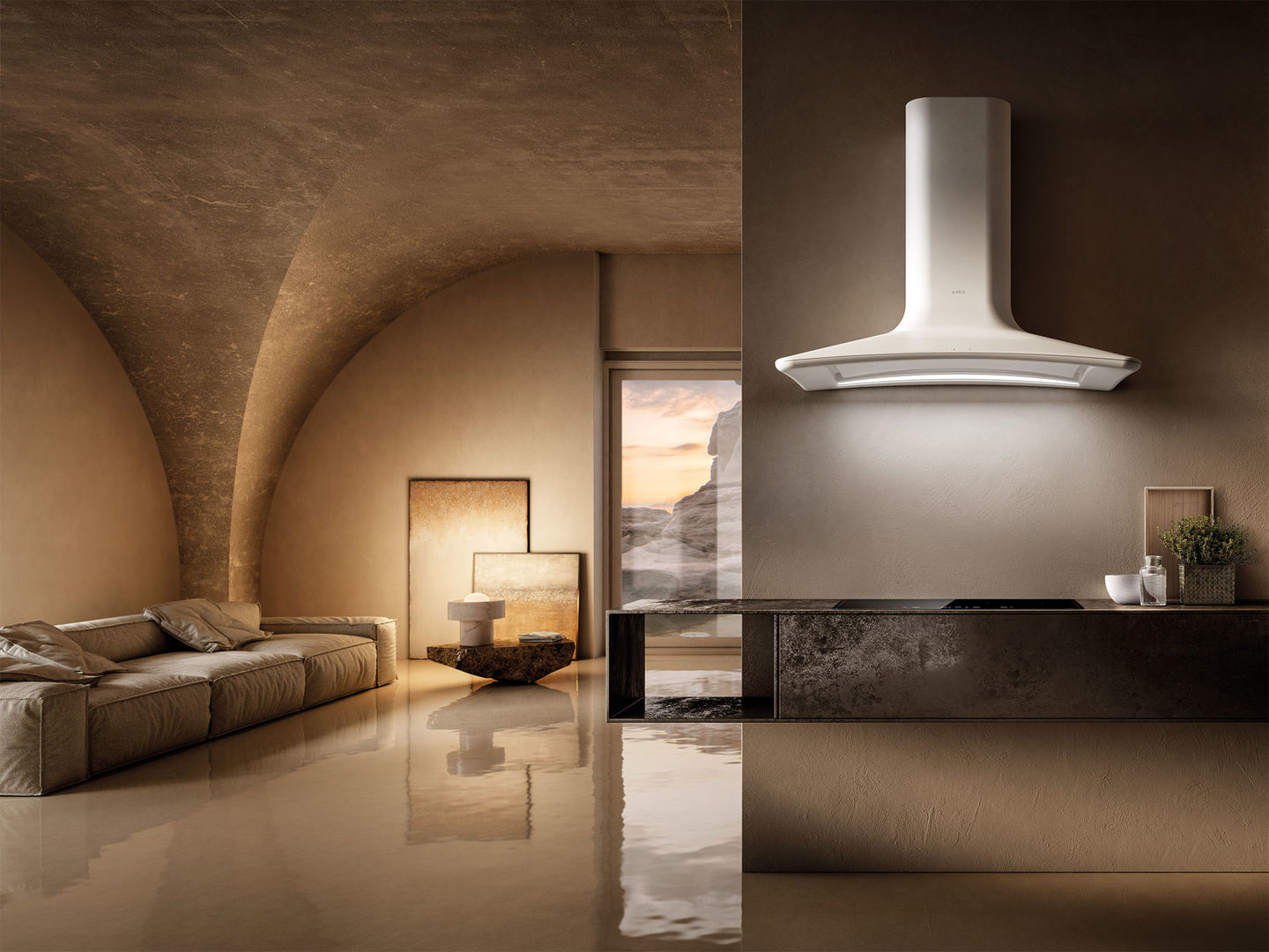 Máy hút mùi áp tường ELICA SWEET