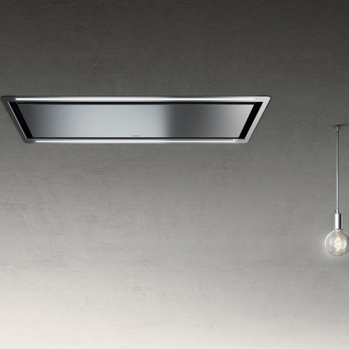 Máy hút mùi âm trần tích hợp đèn chiếu sáng ELICA HILIGHT GLASS