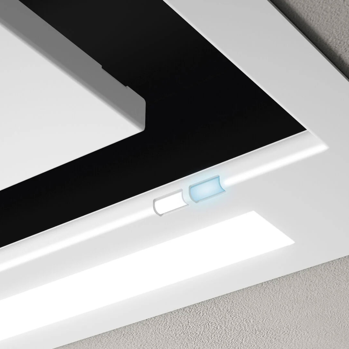 Máy hút mùi âm trần tích hợp đèn chiếu sáng ELICA HILIGHT GLASS