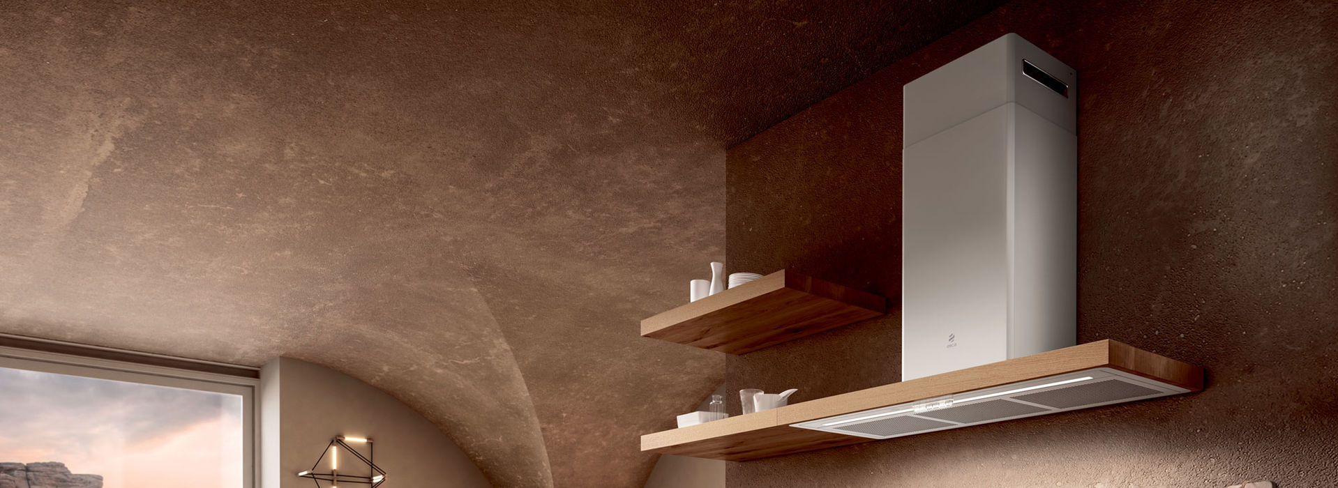 Thông tin sản phẩm máy hút mùi áp tường ELICA BIO WH/A 90 ROVERE