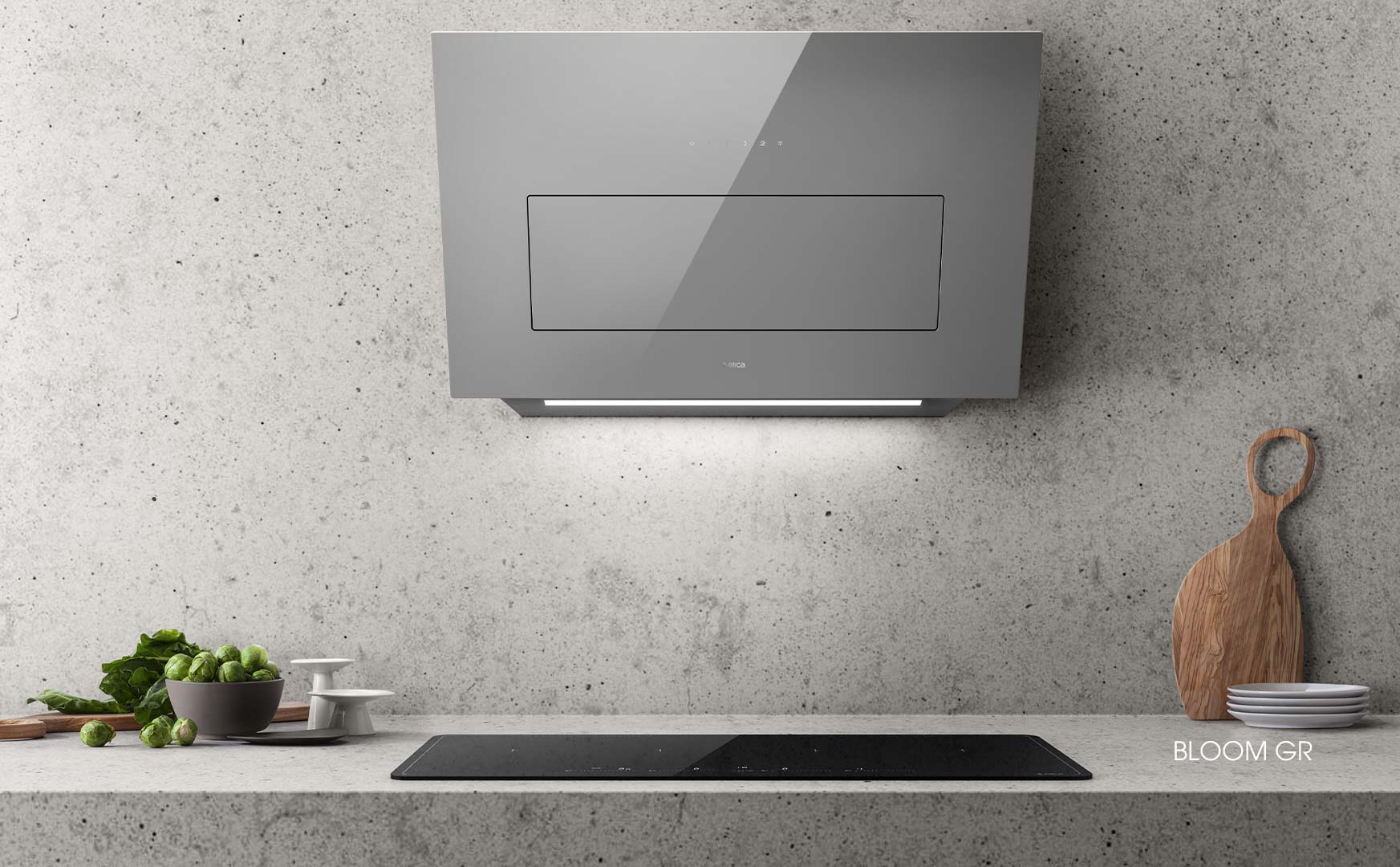 Máy hút mùi áp tường ELICA BLOOM