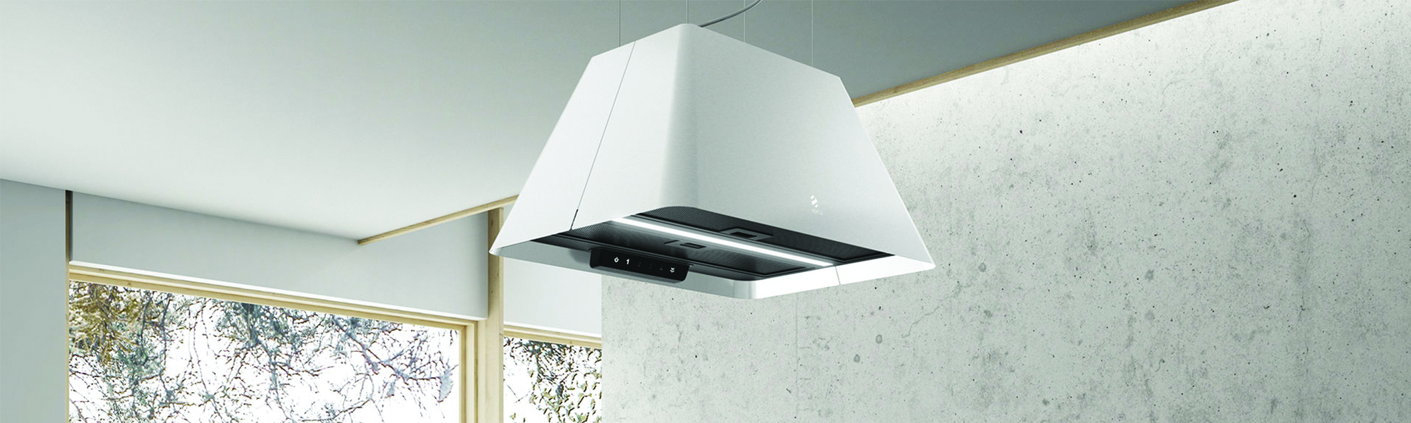 Thông tin sản phẩm máy hút mùi đảo đèn ELICA IKONA LIGHT