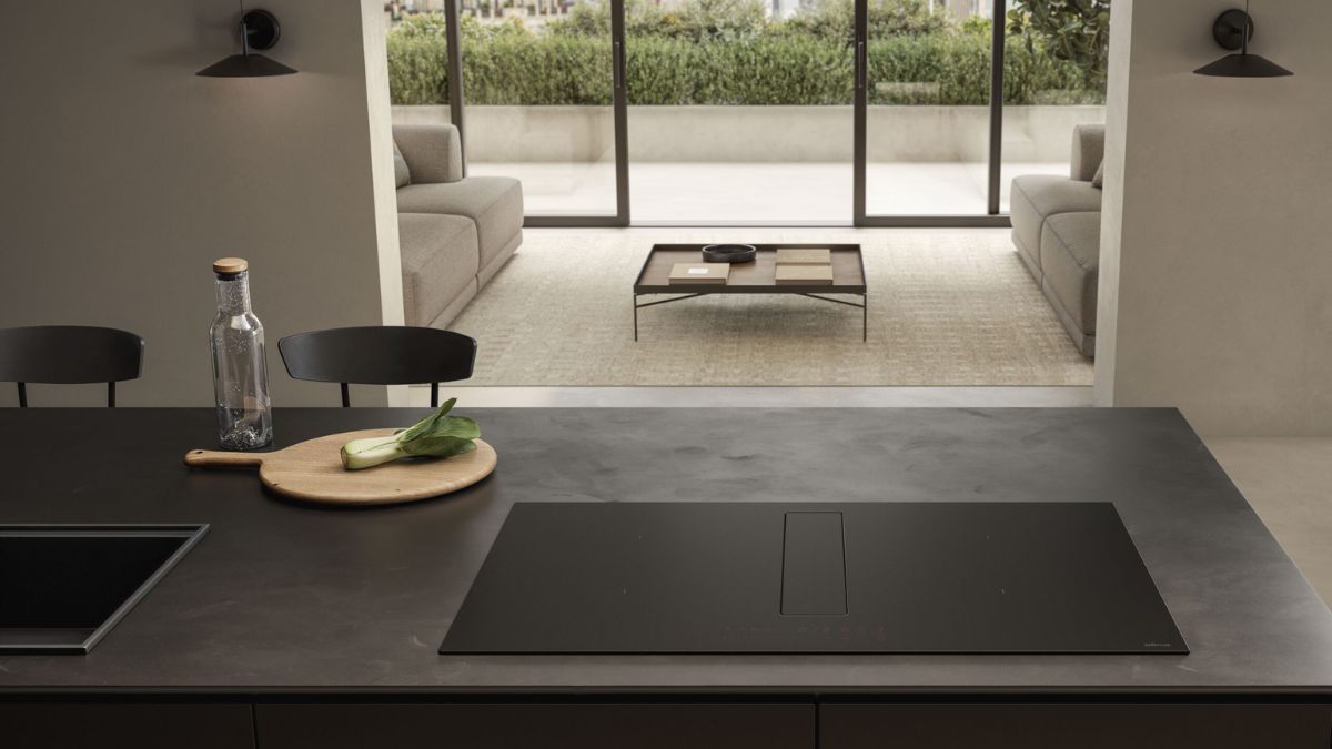 Bếp điện từ kết hợp máy hút mùi ELICA NIKOLATESLA FIT XL RAW BR/A/83