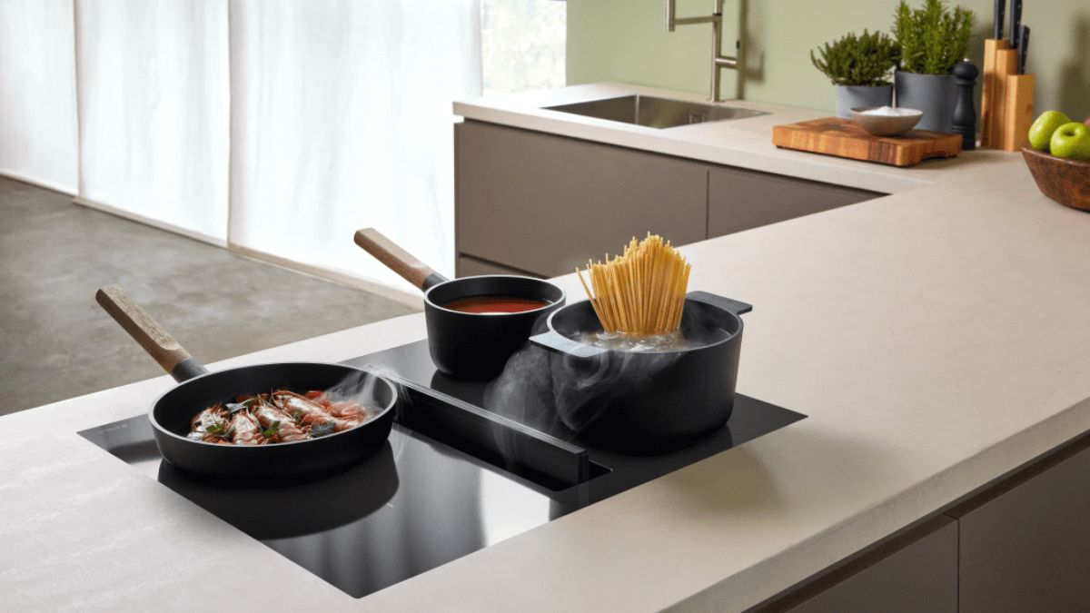 Bếp điện từ kết hợp máy hút mùi ELICA NIKOLATESLA FIT RAW BR/A/72