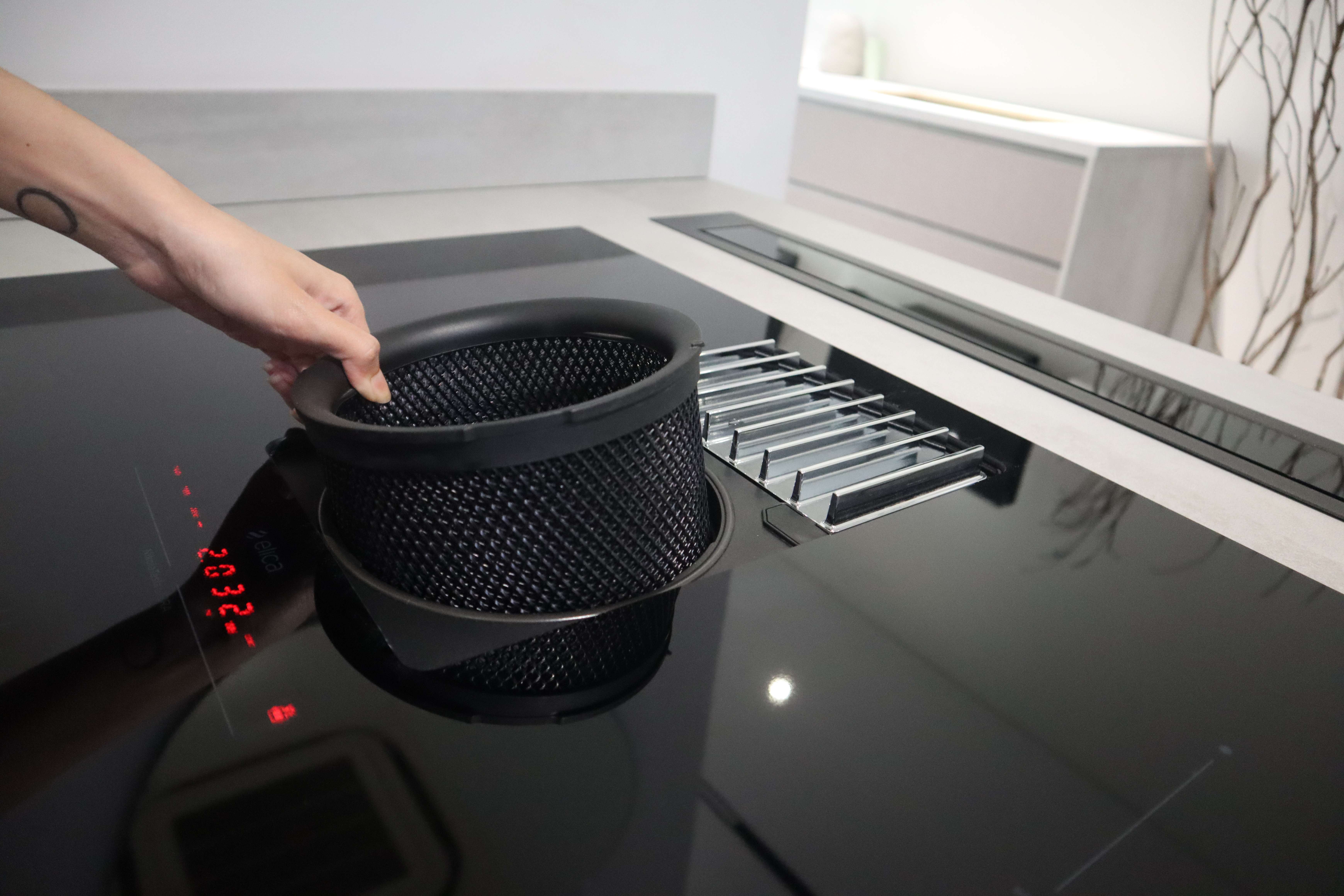 Bếp từ kết hợp hút mùi ELICA NikolaTesla LIBRA