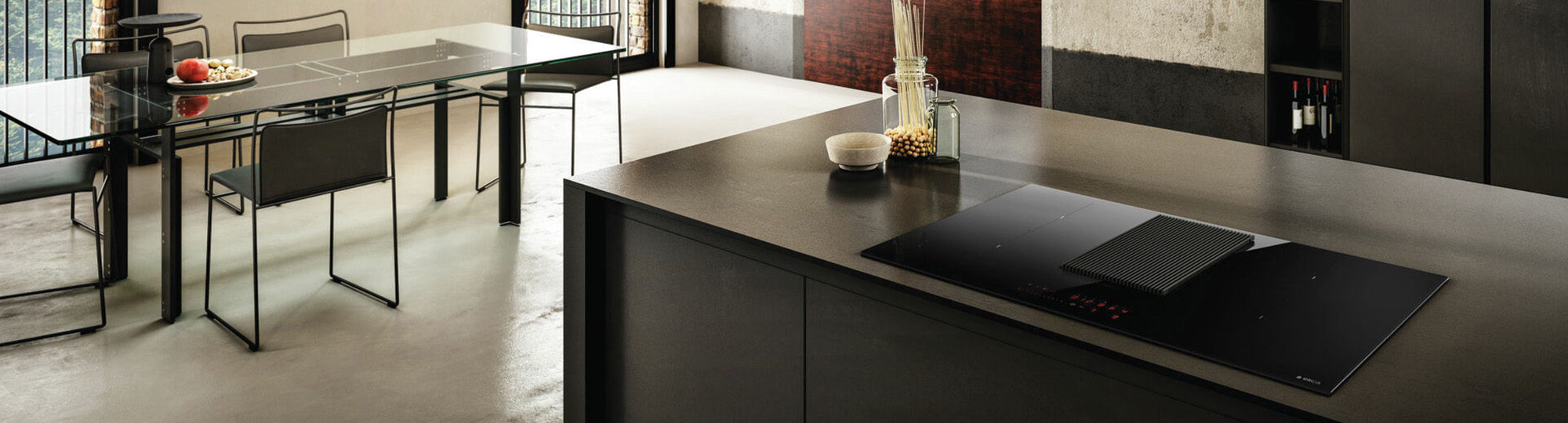 Bếp từ kết hợp hút mùi ELICA NikolaTesla Prime S