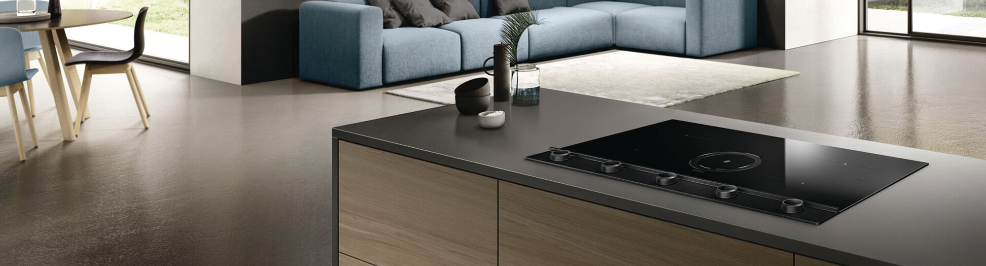 Bếp từ kết hợp hút mùi ELICA NikolaTesla Unplugged