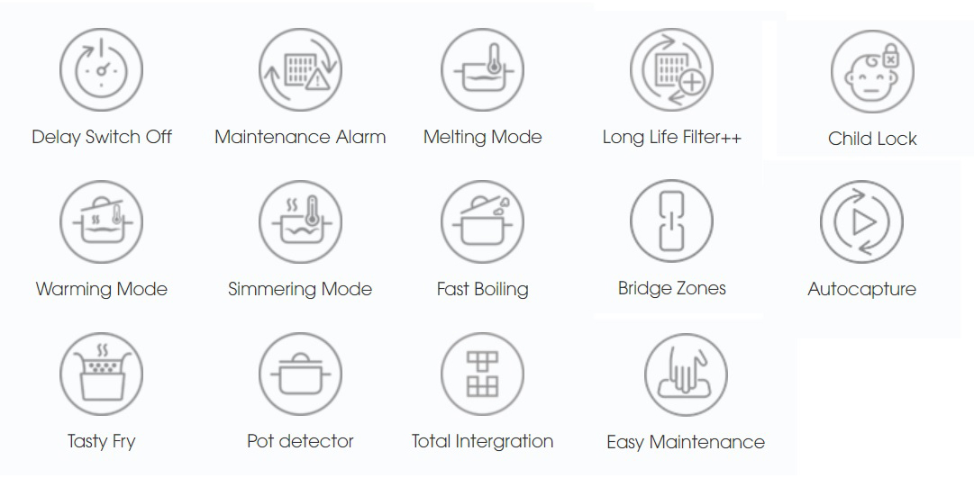 Bếp từ kết hợp hút mùi ELICA NikolaTesla Unplugged