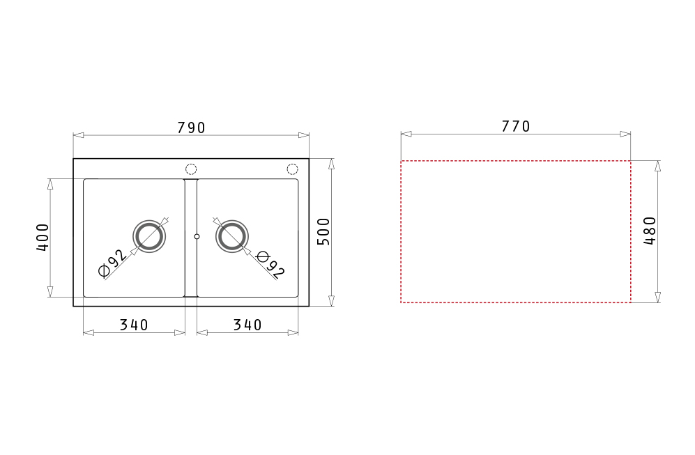 Chậu rửa bát PYRAMIS Pyragranite Alazia 2B Iron Grey