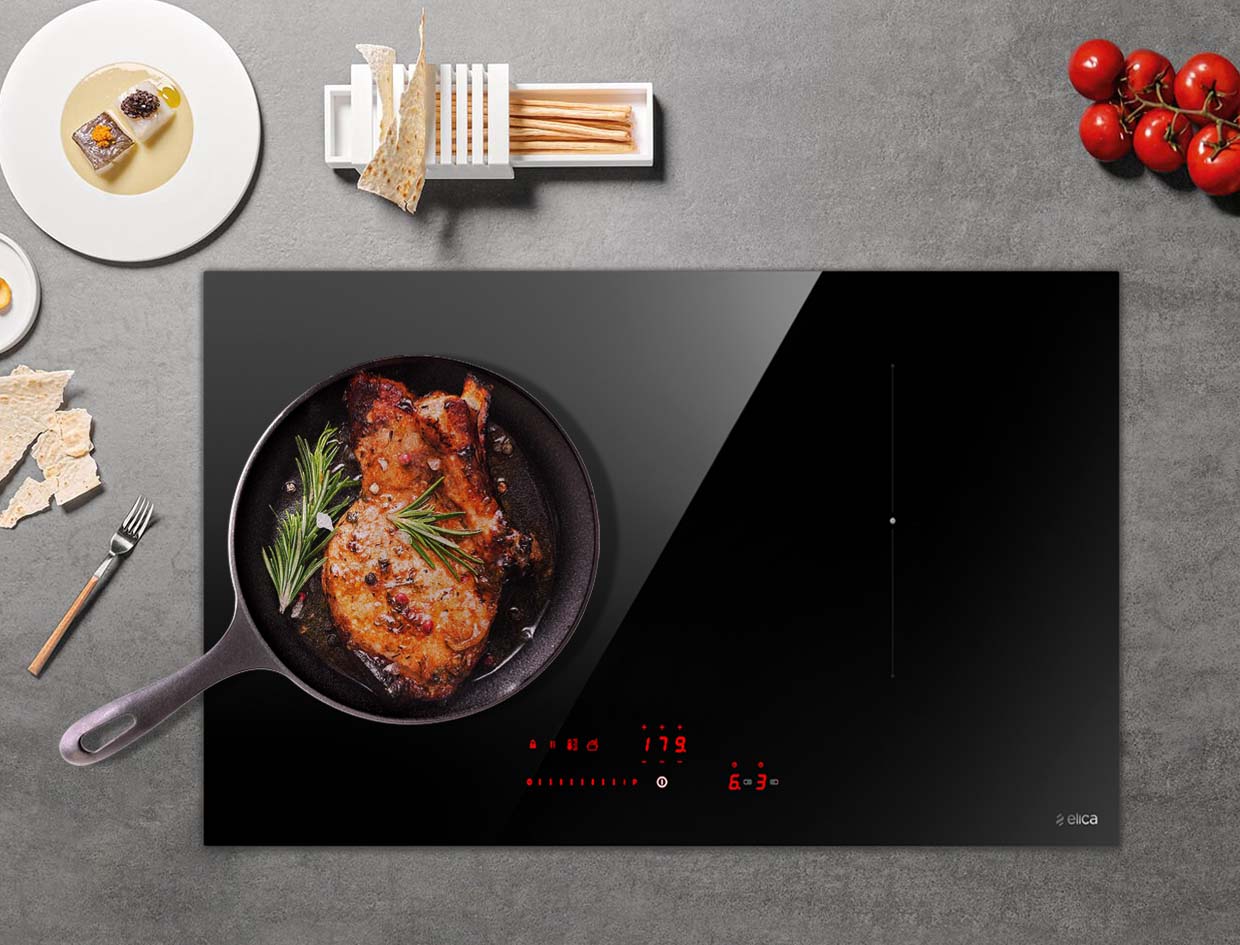 Bếp điện từ 2 vùng nấu ELICA RATIO 702 BL