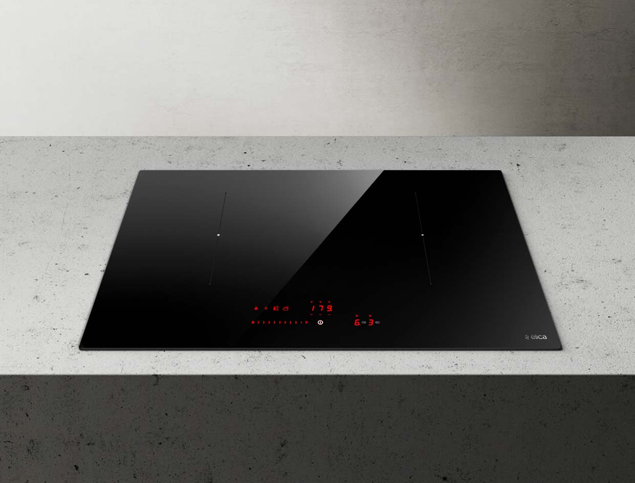 Bếp điện từ 2 vùng nấu ELICA RATIO 702 BL