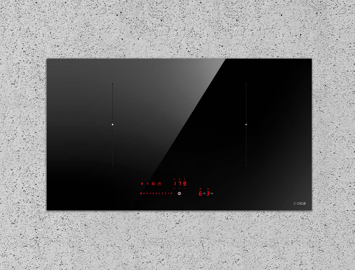 Bếp điện từ 2 vùng nấu ELICA RATIO 702 BL