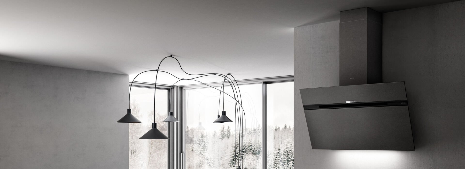 Máy hút mùi áp tường ELICA STRIPE URBAN