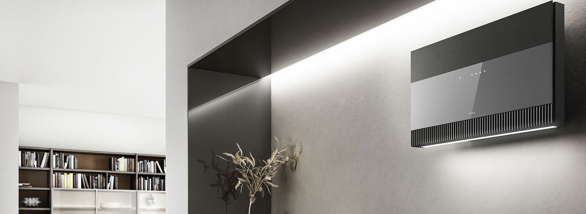 Máy hút mùi áp tường thông minh ELICA SUPER PLAT