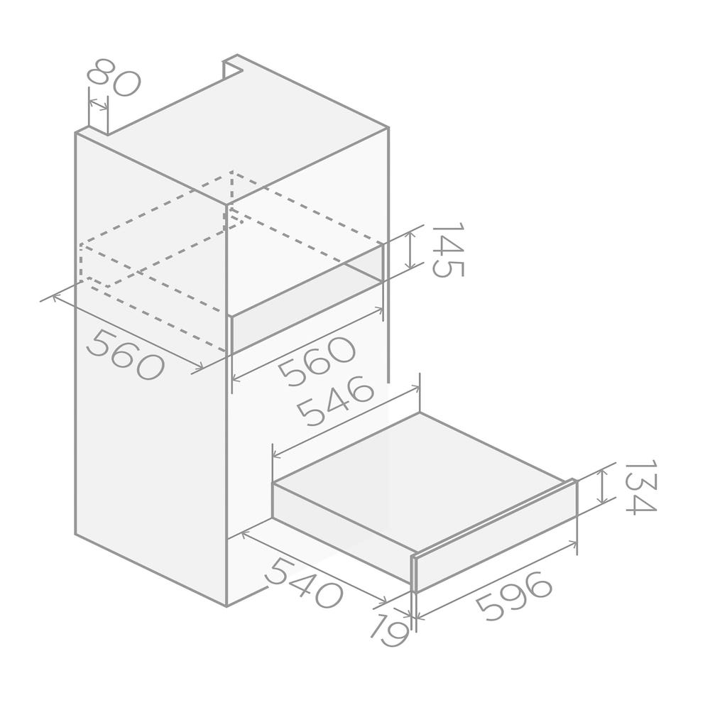 Lò nướng ELICA VIRTUS WARM DRAWER