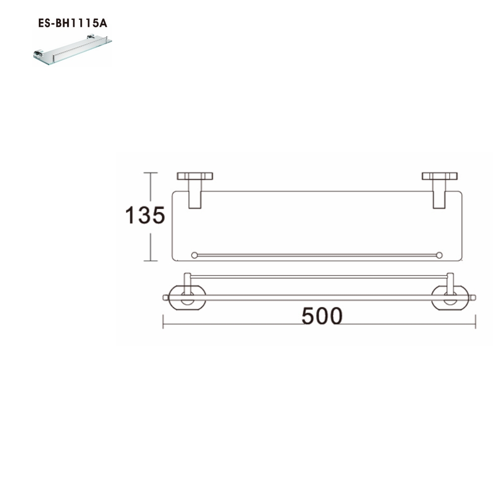 Kệ kính Esslinger ES-BH1115