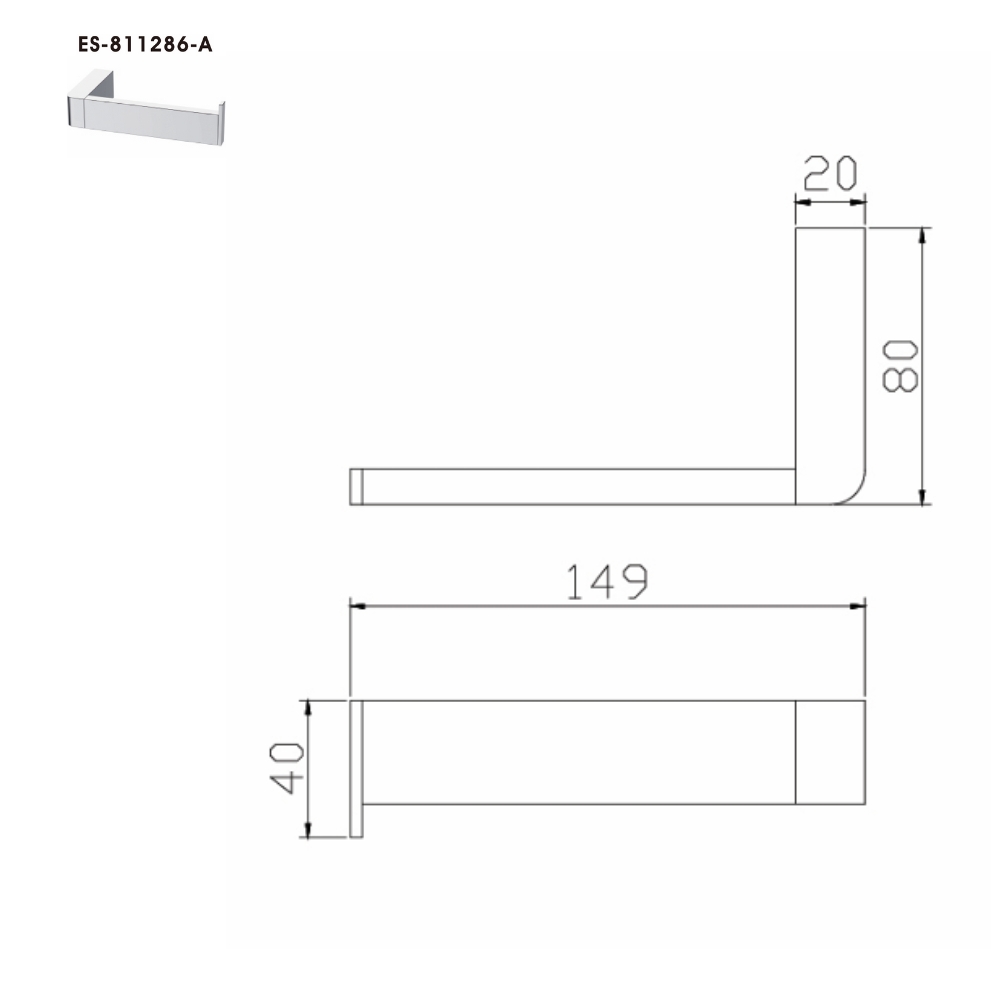 Lô giấy vệ sinh Esslinger ES-811286