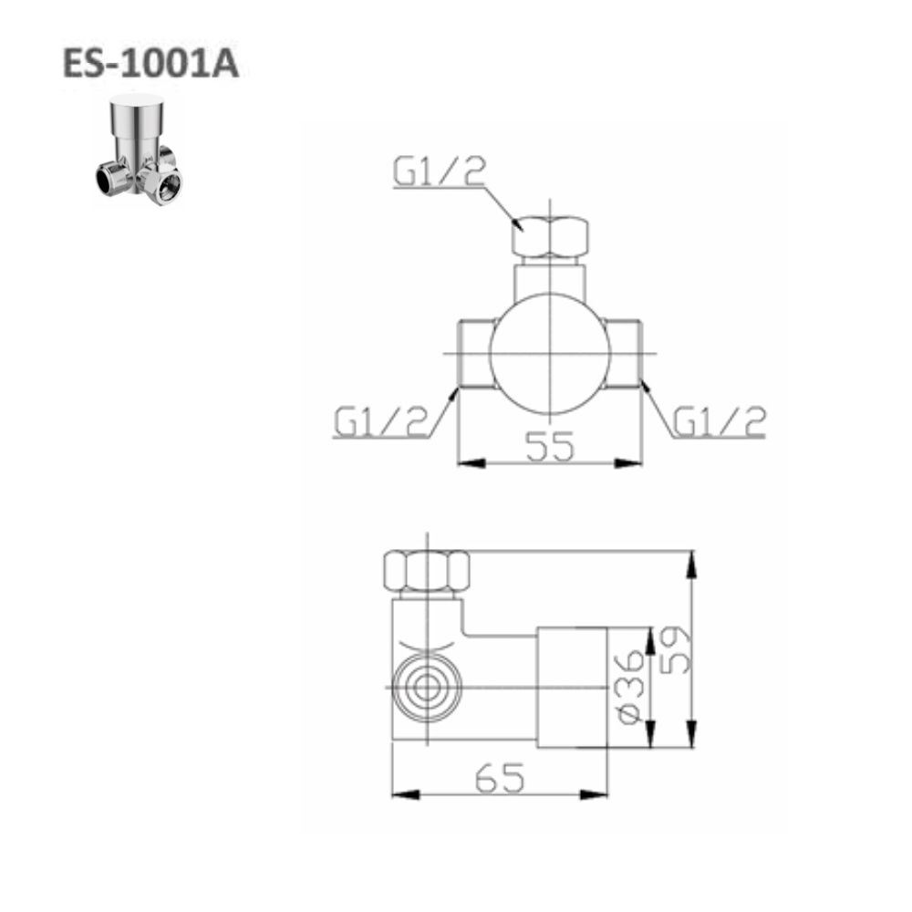 Van 2 đường nước Esslinger ES-1001A